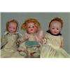 Image 1 : LOT OF 3 BISQUE SOCKET HEAD BABY DOLLS.