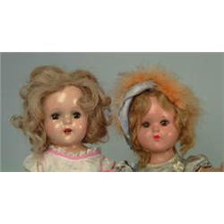 LOT OF 2 SONJA HENIE COMPOSITION DOLLS.