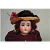 Image 1 : 22" BISQUE SHOULDER HEAD DOLL. 