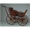 Image 1 : VICTORIAN WICKER DOLL CARRIAGE.