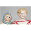 Image 1 : LOT OF 2 BISQUE SHOULDER HEAD DOLLS.