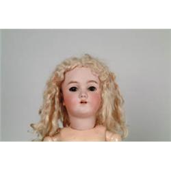 22" HANDWERCK BISQUE SOCKET HEAD DOLL.
