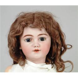 24" SIMON & HALBIG BISQUE SOCKET HEAD DOLL.