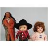 Image 1 : LOT OF 7 COMPO, PLASTIC & PAPIER-MÂCHÉ DOLLS.