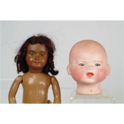 LOT OF 2 DOLL ITEMS.