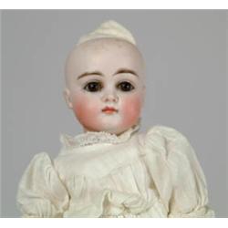 10" BISQUE SOCKET HEAD DOLL.