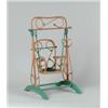 Image 1 : ORNAMENTAL WRAPPED WICKER DOLLS SWING.