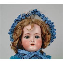 K * R SIMON & HALBIG BISQUE SOCKET HEAD DOLL.