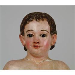 ANTIQUE CRECH FIGURE OF JESUS AS A BABY.