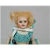 Image 1 : 6-1/2" GLASS EYED GERMAN ALL-BISQUE DOLL.