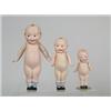 Image 1 : LOT OF 3 ALL-BISQUE DOLLS. 
