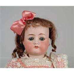 22" CUNO & DRESSEL BISQUE SOCKET HEAD DOLL.