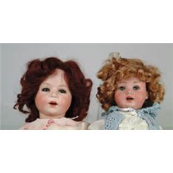 LOT OF 2 GERMAN BISQUE HEAD BABIES.  