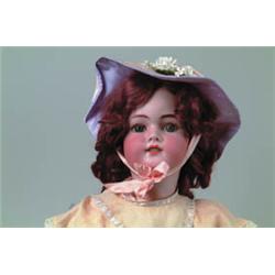 31" SIMON & HALBIG BISQUE SOCKET HEAD DOLL.