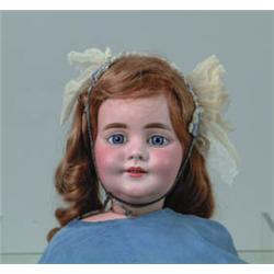 22" SIMON & HALBIG BISQUE SOCKET HEAD DOLL.