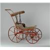 Image 1 : FINE PAINTED AND LITHOGRAPHED DOLL CARRIAGE. 