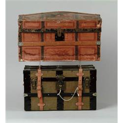 LOT OF TWO DOLL TRUNKS.