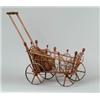 Image 1 : SMALL WOOD DOLL CARRIAGE.