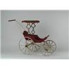 Image 1 : PAINTED WOOD DOLL CARRIAGE.