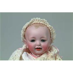 14" GERMAN BISQUE SOCKET HEAD BABY.