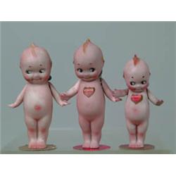 LOT OF 6 KEWPIE DOLLS.