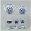 Image 1 : LOT OF 3 OF BLUE AND WHITE CHILD'S TEA SETS.