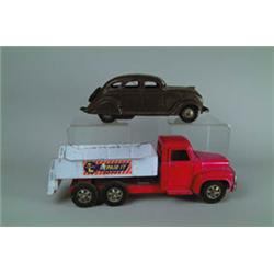 LOT OF 2 PRESSED STEEL TOYS 