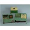 Image 1 : LOT OF THREE PRESSED STEEL DOLL STOVES.