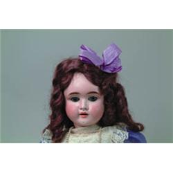 23" GERMAN BISQUE SOCKET HEAD DOLL.