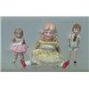 Image 1 : LOT OF 3 ALL-BISQUE DOLLS. 