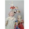 Image 1 : LOT OF 3 STUFFED DOLLS AND 2 STUFFED ANIMALS.