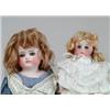 Image 1 : LOT OF 2 GERMAN BISQUE HEAD DOLLS.