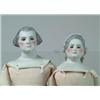 Image 1 : LOT OF 2 BISQUE SHOULDER HEAD DOLLS.