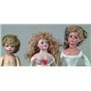 Image 1 : LOT OF 3 MODERN BISQUE DOLLS.