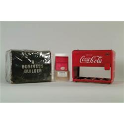 COCA COLA 1939 SALESMAN SAMPLE COOLER.