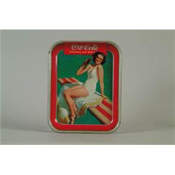 1939 COCA-COLA SERVING TRAY.