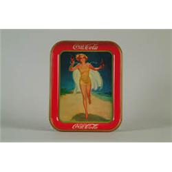 1937 COCA-COLA SERVING TRAY.