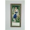 Image 1 : 1921 COKE CALENDAR WITH YOUNG LADY IN BLUE.