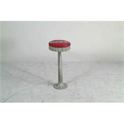 COCA-COLA SODA FOUNTAIN STOOL.