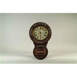 MAYO'S TOBACCO BAIRD CLOCK.  