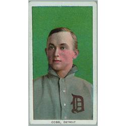 VERY RARE PIEDMONT CIGARETTE CARD OF TY COBB.