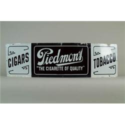 LARGE PIEDMONT PORCELAIN SIGN.