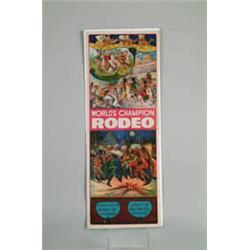 RODEO LITHOGRAPH.