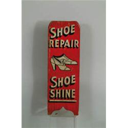 SHOE REPAIR TWO-SIDED SIDEWALK SIGN.   