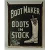 Image 1 : WONDERFUL EARLY FOLK ART BOOT MAKER'S SIGN.