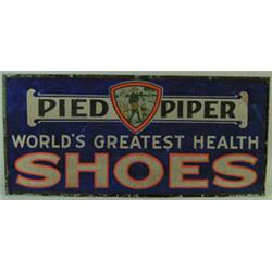 PIED PIPER SHOES SIGN.