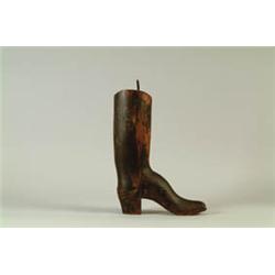 HANGING BOOT TRADE SIGN.   