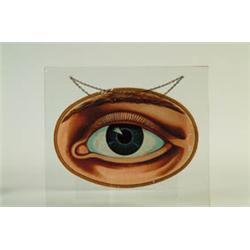 REVERSE ON GLASS OPTOMETRIST TRADE SIGN.