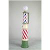 PORCELAIN ELECTRIFIED BARBER POLE. 