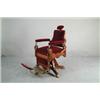 KOCHS' COLUMBIA OAK BARBER CHAIR.  